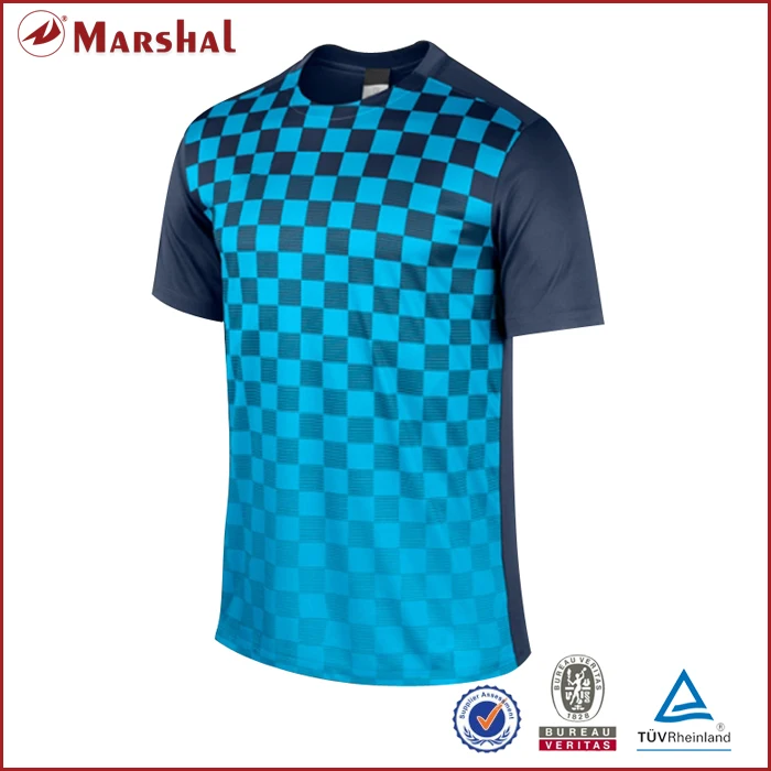 DIY Sublimation Men's Soccer t-shirt Tops Blank,OEM Logo,Name,number,round-neck 100%polyester