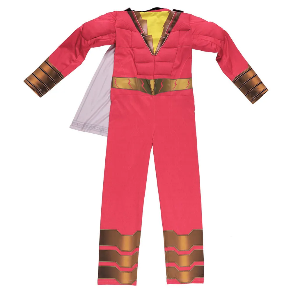 Avengers Endgame Quantum Realm Cosplay Costume Superhero Shazam costume Captain Marvel kid Muscle version Jumpsuits bodysuit