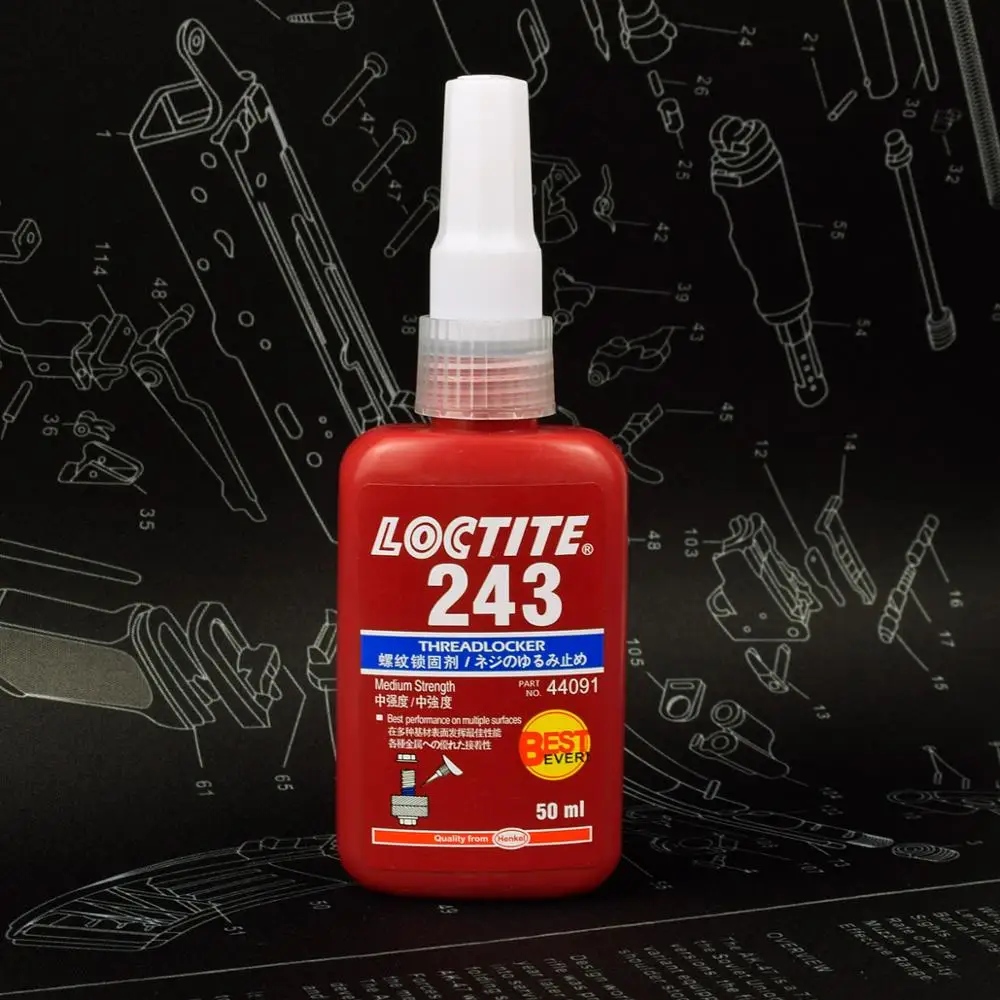 Tactical loctite 243 клей Threadlocker 50 мл маслостойкий шуруп клей агент анаэробный клей