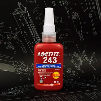 

Tactical loctite 243 Threadlocker glue 50ml Oil resistance Fast curing Screw glue agent Anaerobic adhesive