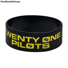 OBH 2 шт один дюйм шириной Twenty One Pilots Тренч силиконовый резиновый браслет
