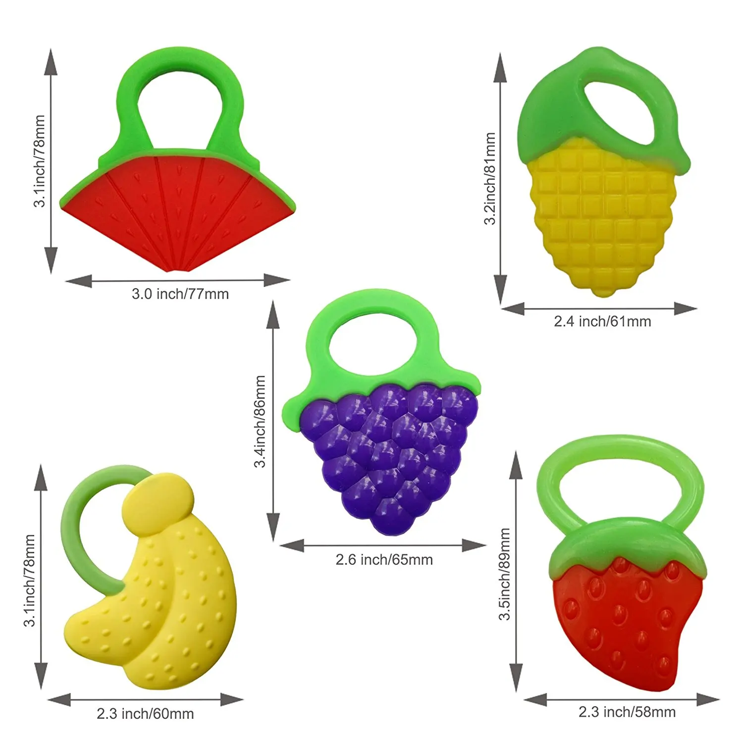 Baby Teething Toys BPA Free Natural Organic Freezer Safe Teether Set for 3 to 12 Months Babies, Infants, Toddlers(7 Pack) Baby Teething Toys BPA Free Natural Organic Freezer Safe Teether Set for 3 to 12 Months Babies, Infants, Toddlers(7 Pack)