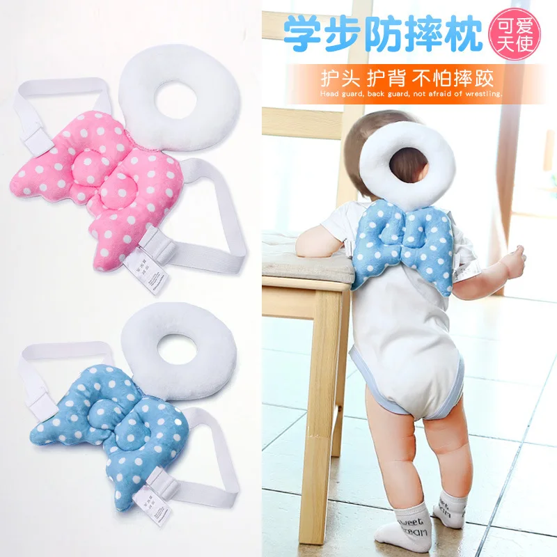 

Baby Head Protection Pad Toddler Headrest Pillow Baby Neck Cute Wings Nursing Drop Resistance Cushion