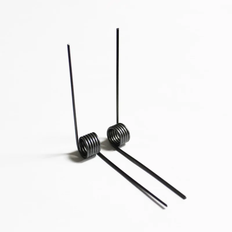

torsion springs stainless steel wire diameter 1.4mm outer diameter 12mm feet long 50mm left right turn 6 coils small