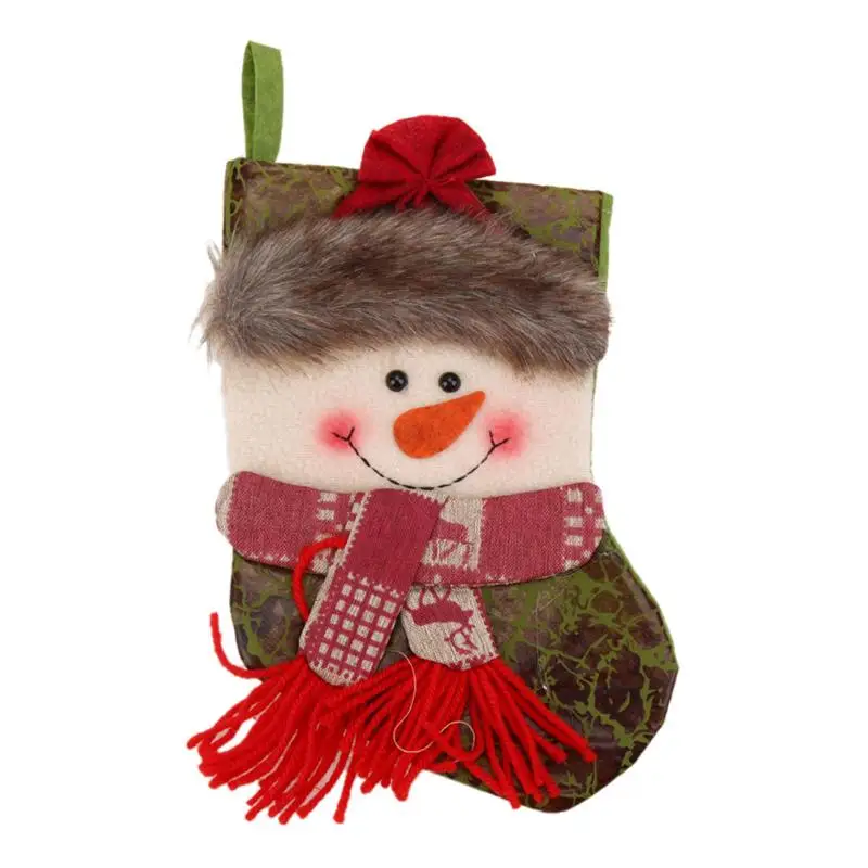 

Cute Christmas Stocking Sock Gift Bag Bauble Xmas Tree Decoration Ornaments Decorations Festival Party Ornament Differ Style