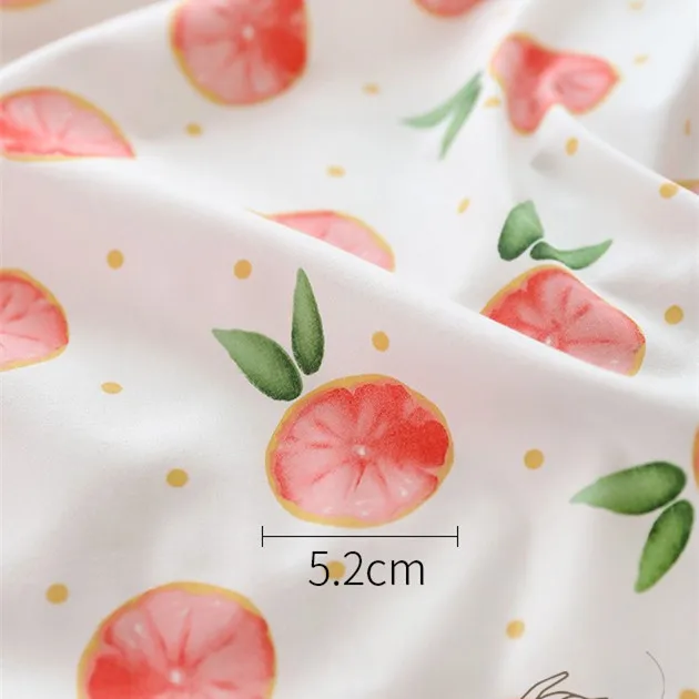 160 см x 50 см цветная фруктовая хлопковая ткань для рукоделия, скрапбукинга, Лоскутная Ткань для шитья, постельных принадлежностей, стеганая ткань для шитья - Цвет: K