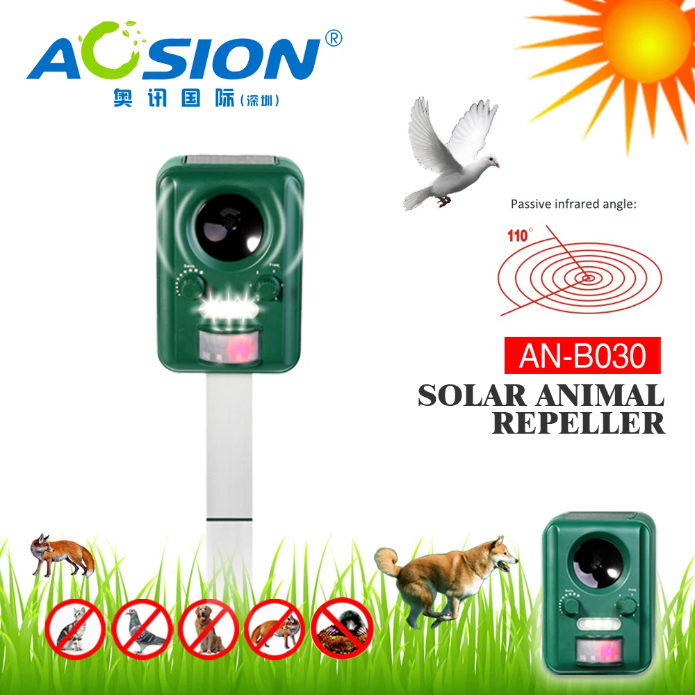 

Sample to Mohammed Solar ultrasonic animal repeller, pest repeller