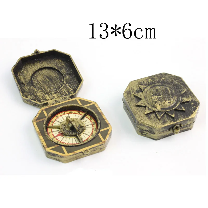 

Nautical Compass Pirate Captain Costume Toy Halloween Party Cosplay Decoration