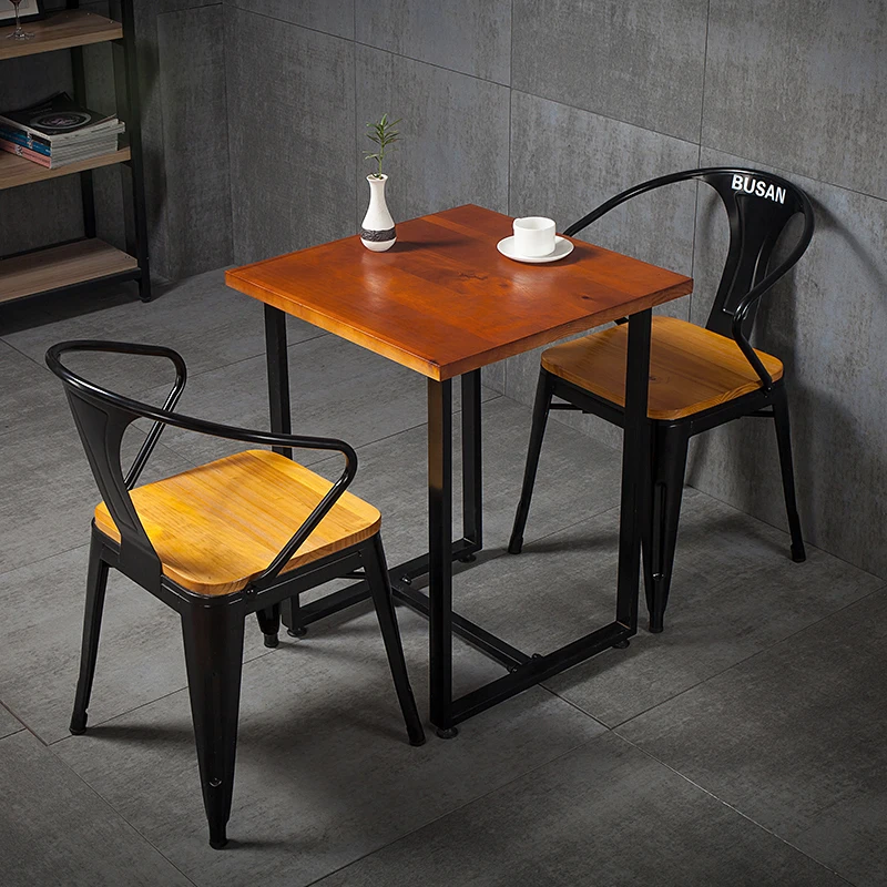Loft Metal Chairs American-style pastoral metal dining chair with armrest metal bar chair Dining Room Furniture Wooden Chairs Loft Metal Chairs American-style pastoral metal dining chair with armrest metal bar chair Dining Room Furniture Wooden Chairs