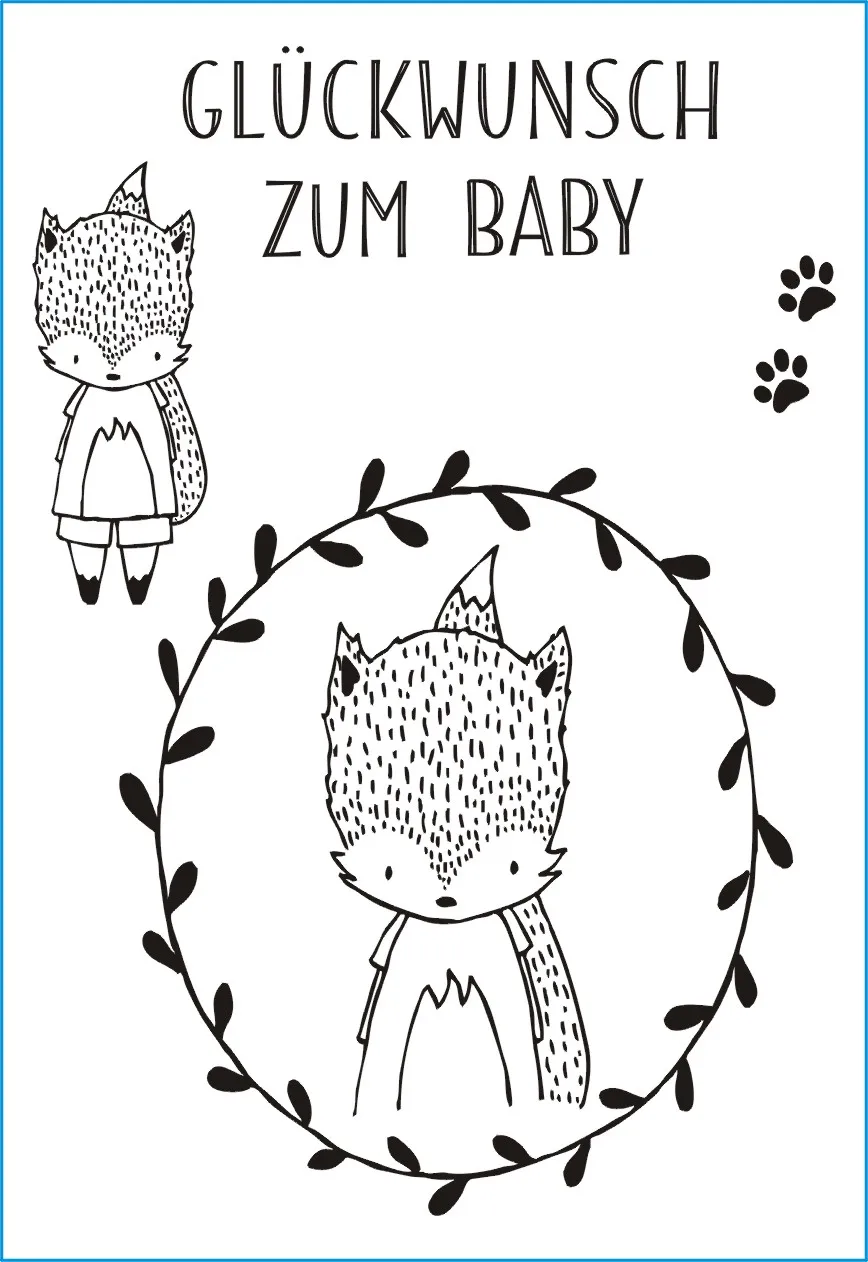 

German rabbit stamp Clear Stamp for Scrapbooking Transparent Silicone Rubber DIY Photo Album Decor H24
