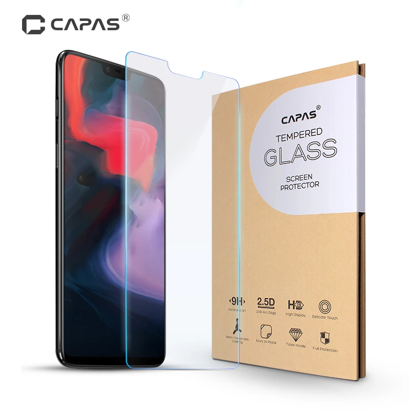 2 шт. Oneplus 6 защита для экрана из закаленного стекла One plus A6000 Защитная пленка