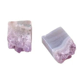 

1pc Crystal Natural Amethyst Quartz Point Crystal Cluster Healing Specimen Natural Stones Minerals Home Decor
