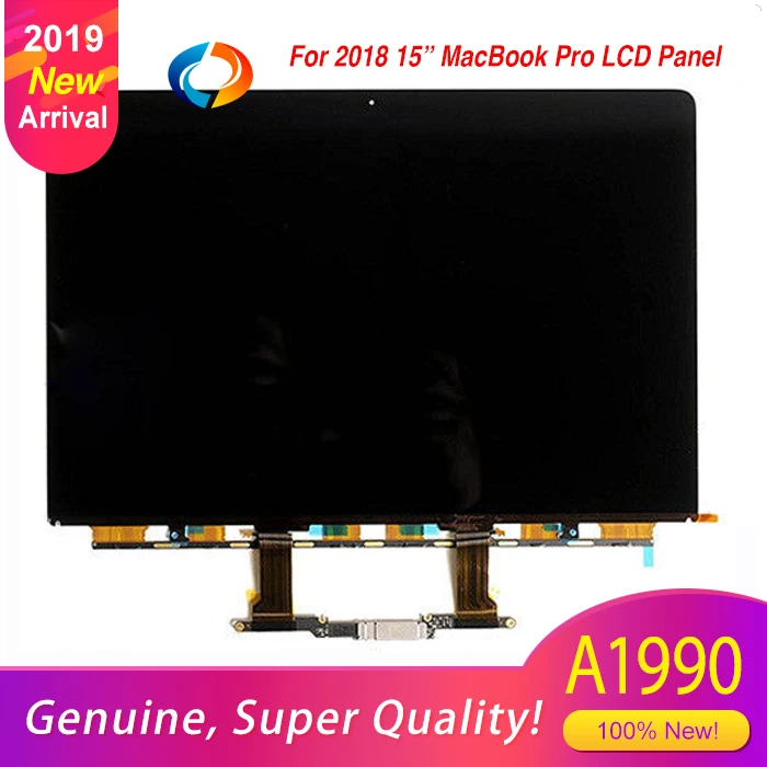 

Original 100%New LCD Screen Module For MacBook Pro A1990 15.4" Screen Panel only 2018 Year 100%Working Tested