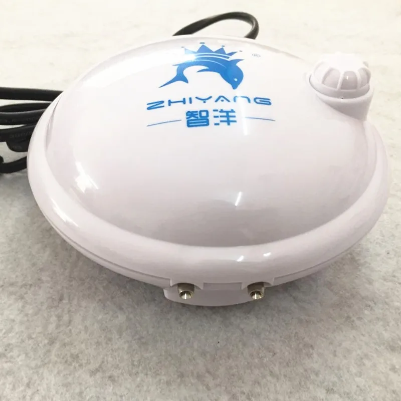 Аквариумный круглый воздушный насос высокого качества, воздушный компрессор для увеличения кислорода, воздушный насос с одним и двойным выходом, 220-240 В, регулируемый объем