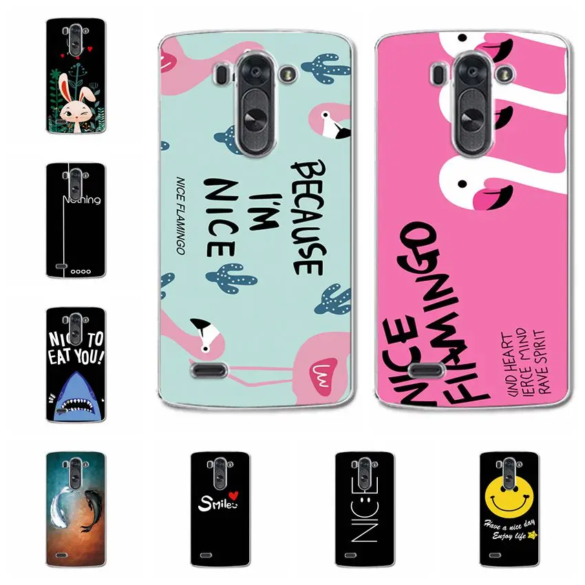 

Cover For LG G3 Mini 5.0" Relief Case LG G3S LG G3 Beat Cute Bunny Hard Plastic Case LG G3Mini D722 D725 D728 D724 5.0" Coque