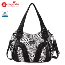 Angelkiss/Модные Повседневные Сумки из искусственной кожи, повседневные сумки с карманами, женские сумки на плечо