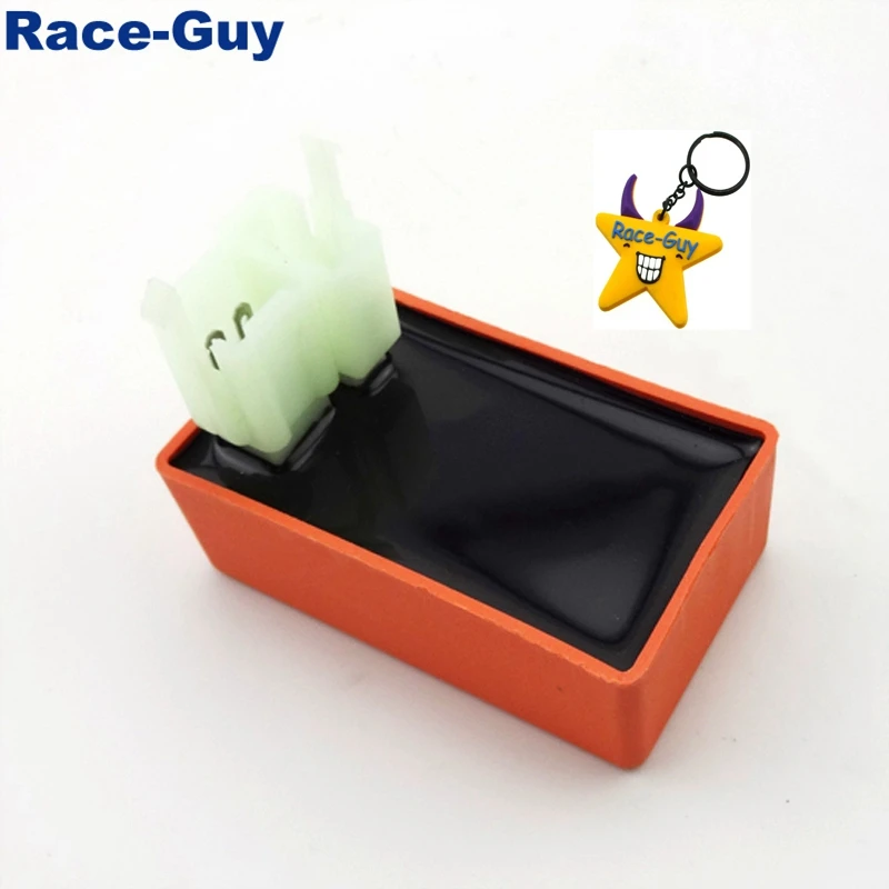 

Orange AC 6 Pin CDI Ignition Box For 150cc 200cc 250cc ATV Quad Go Kart Buggy 50cc 70cc 90cc 110cc 125cc 140cc 160cc Dirt Bike