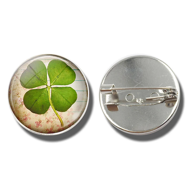 10 IRELAND LUCKY IRISH SHAMROCK PIN BADGES