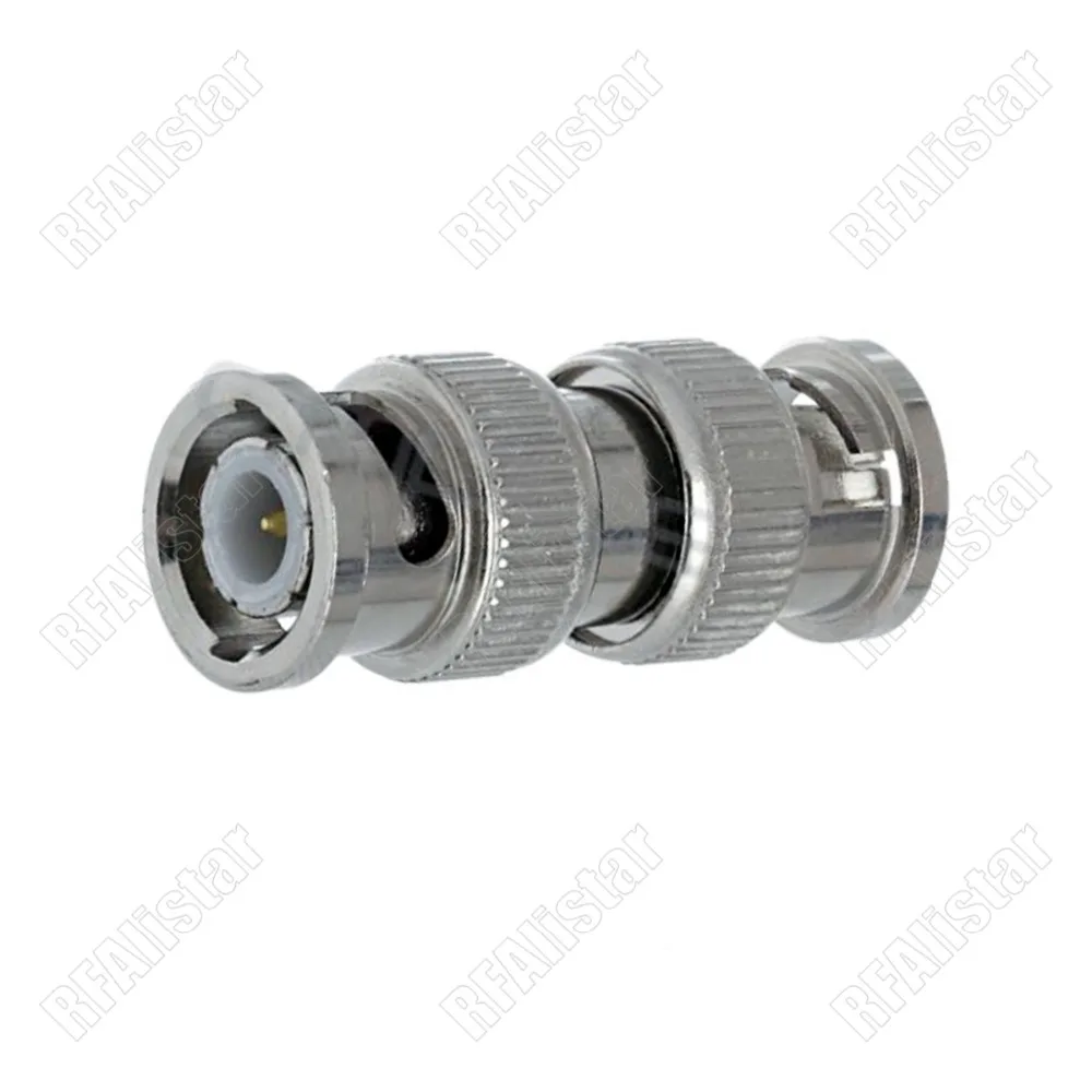 10 Pieces Adapter BNC Male Plug to Straight Coaxial coupler New Nickel Brass 50 ohm | Обустройство дома