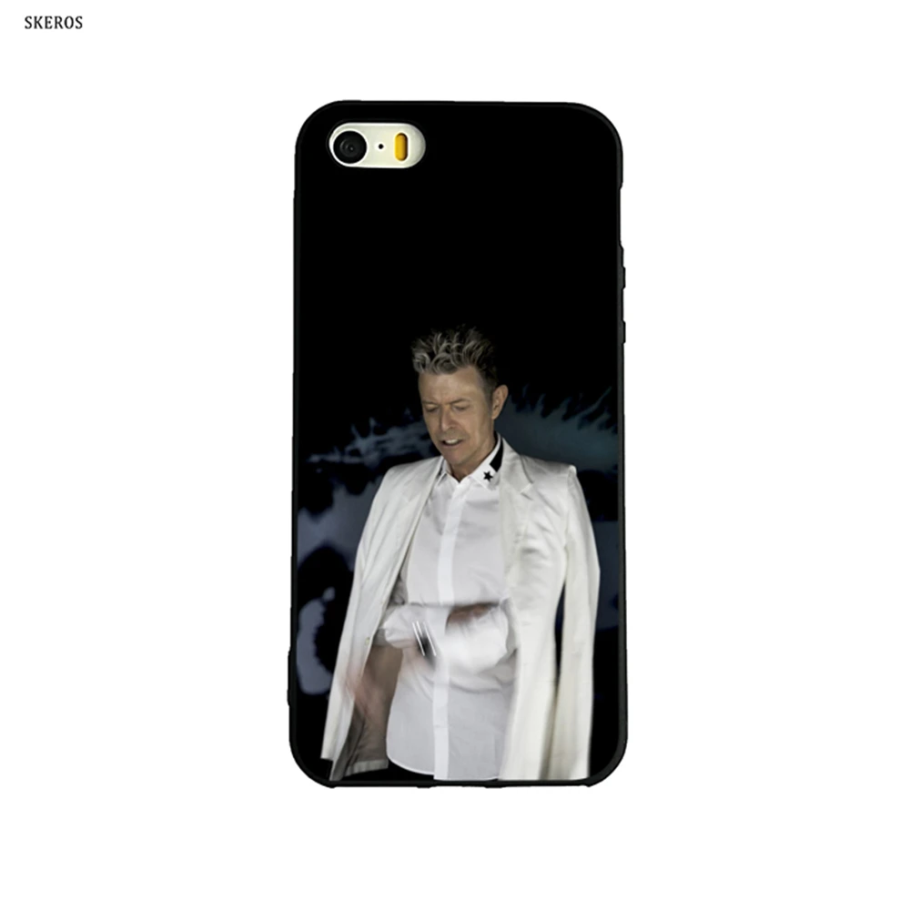 SKEROS Давид Боуи BLACKSTAR Модный мягкий чехол для телефона Apple Iphone X 5 5S Se 6 6S 7 8 и Plus # ca66 |