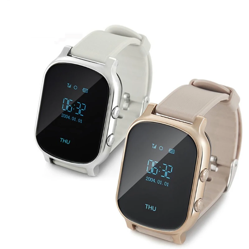 

OLED screen T58 precision GPS children's old smart watch WIFI tracker positioning anti-lost SOS call