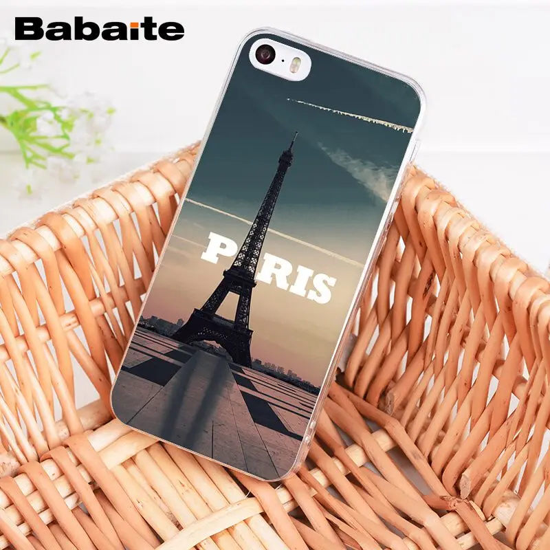 Babaite Love London Париж Эйфелева башня Франция чехол для телефона чехол для iphone 11 Pro 11Pro Max 8 7 6 6S Plus X XS MAX 5 5S SE XR - Цвет: A6