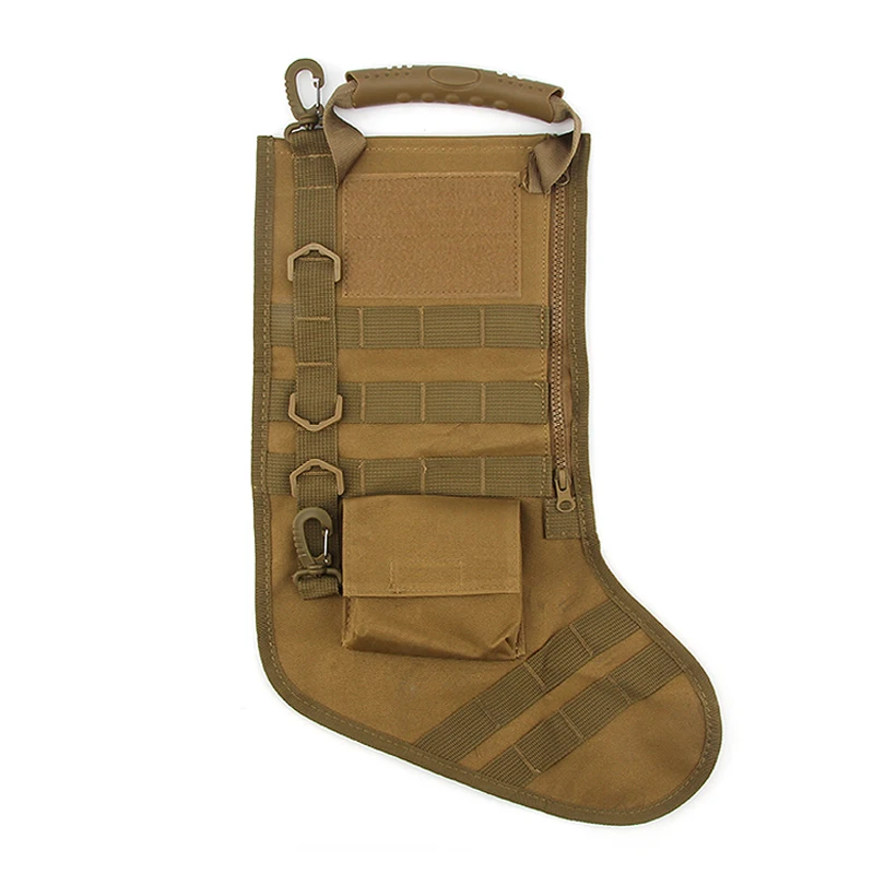 Новогодняя Сумка чулок MOLLE для носков тактическая сумка мешок хранения военная