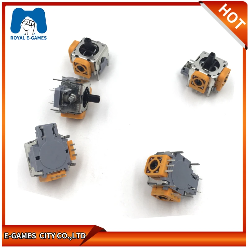 

10PCS /LOT Controller 3D Analog Stick Sensor Repair Parts Joystick Original Replacement For XBOX 360 for PS4 Controller