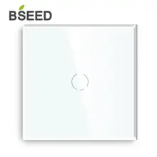 BSEED ЕС сенсорный диммер 1 комплект 1Way 2Way 3 цвета белый черный Золотой Кристалл Панель умный сенсорный экран диммер СВЕТОДИОДНЫЙ светильник