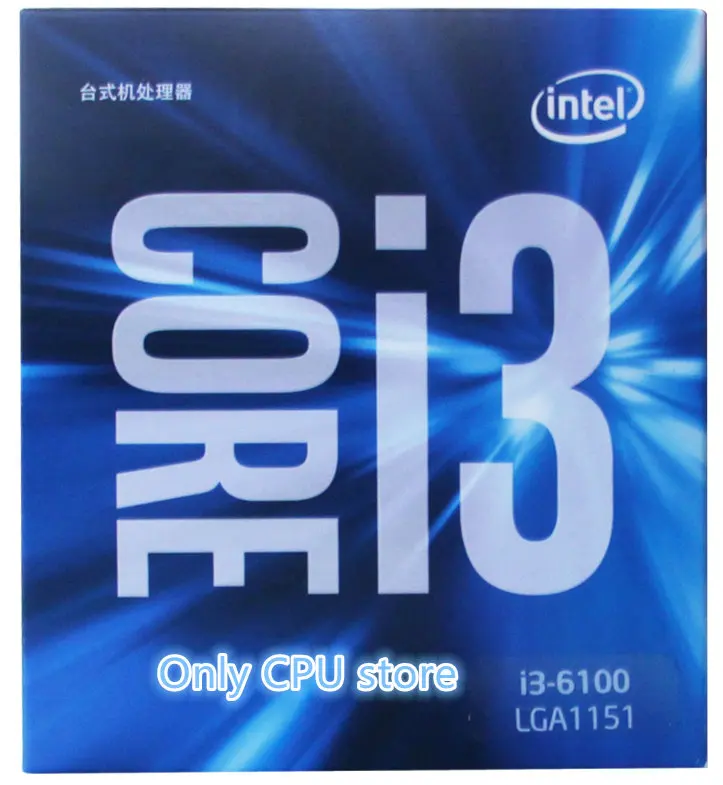 

New Original Intel Core Processor I3 6100 I3-6100 3.7GHz LGA1151 14nm Dual-Core free shipping