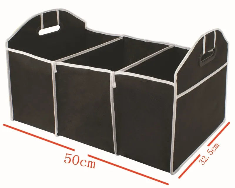 CHIZIYO черная Нетканая складная сумка для хранения, автомобильный органайзер, Автомобильный багажник, посылка для хранения, автомобильные аксессуары для хранения