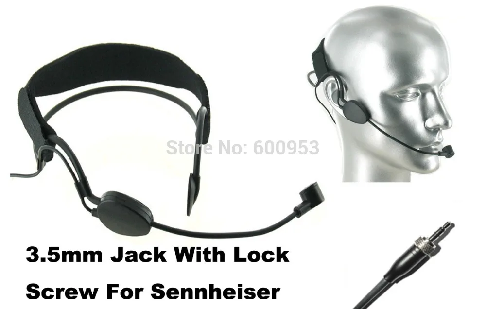 Высококачественная Черная гарнитура с микрофоном для Sennheiser Wireless G1 G2 G3|headset