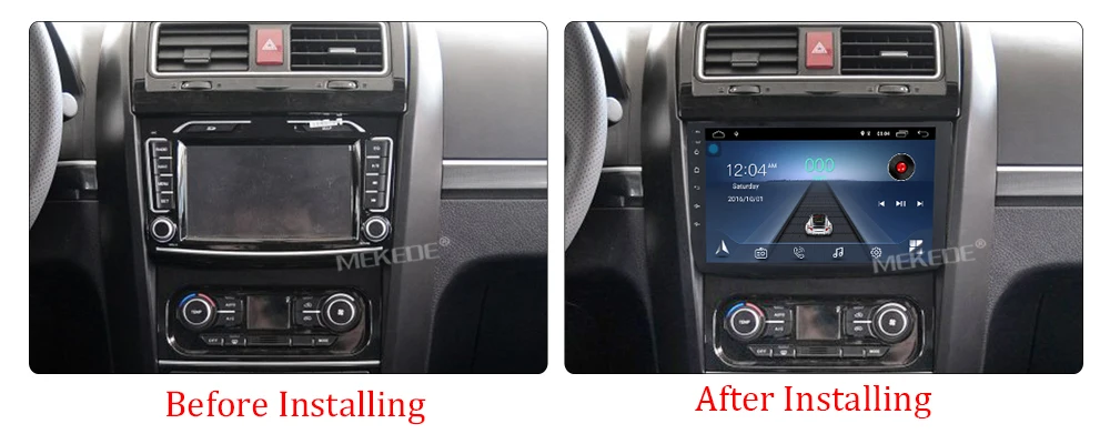 MEKEDE Автомобильный мультимедийный плеер Android 8,1 автомобиль радио gps навигации Защитные чехлы для сидений, сшитые специально для Great wall Haval Hover H3 H5 2013