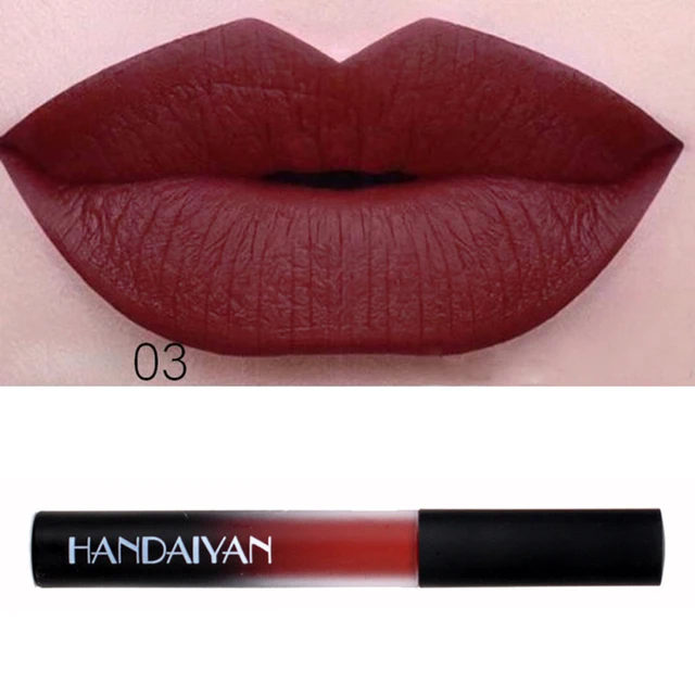 Best Deal Fashion Sexy Dark Red Velvet Matte Lipstick Waterproof Makeup