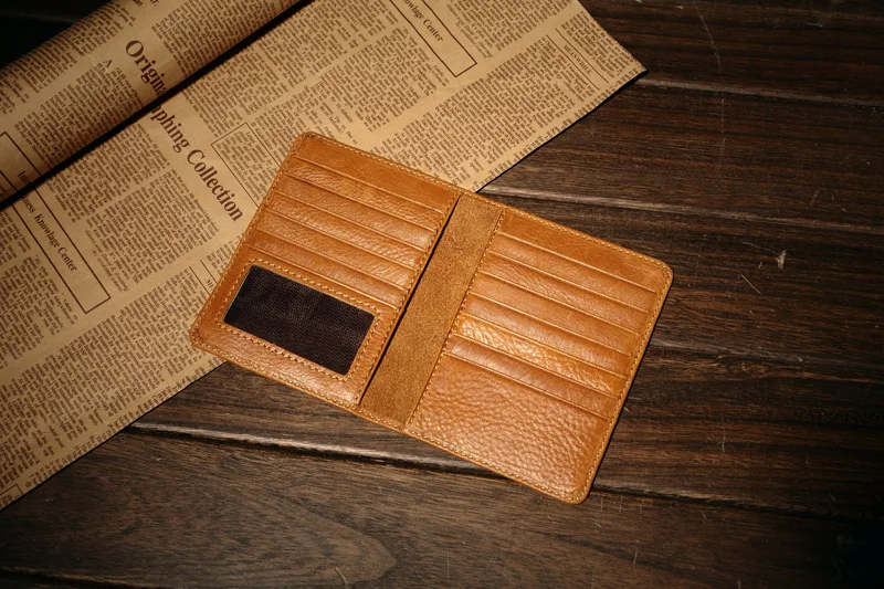 High Quality First Layer Genuine Leather Credit card Holder Cowhide Leather bag  (1)