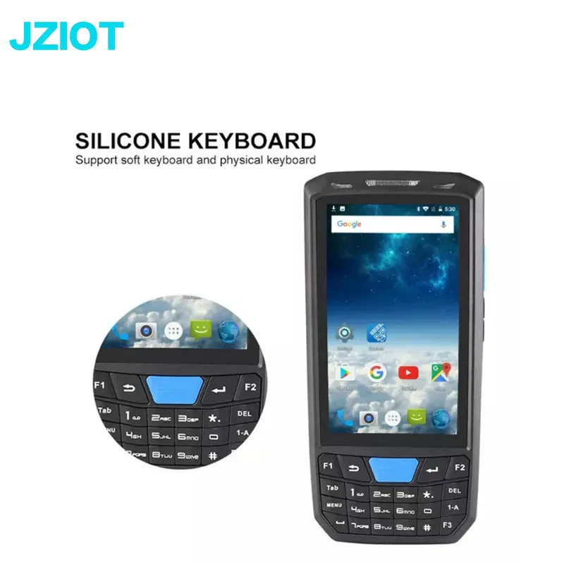 Портативный Android PDA V80 1D 2D флэш терминал сенсорный экран 16 Гб ПЗУ Wi Fi Bluetooth NFC
