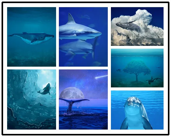 

LIPHISFUN Needlework Diamond Painting 5d Embroidery Square/round Drill Full Home Decor Cross Stitch DIY Dolphin Whale
