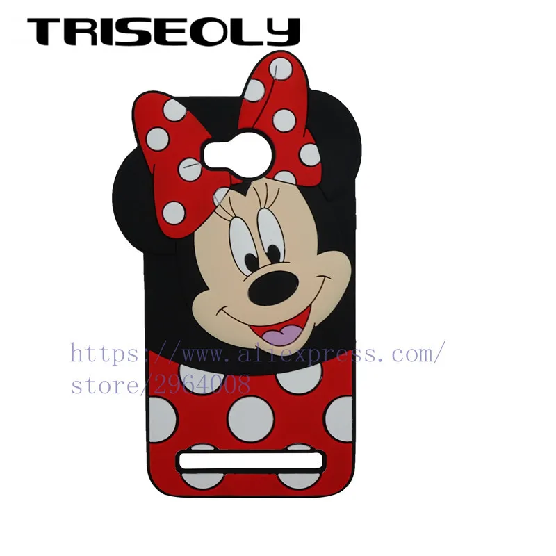 Triseoly силиконовый чехол для huawei LUA L21 U22 U02 3D мультфильм Мышь Крышка Y3II Y3 II Y 3 3II