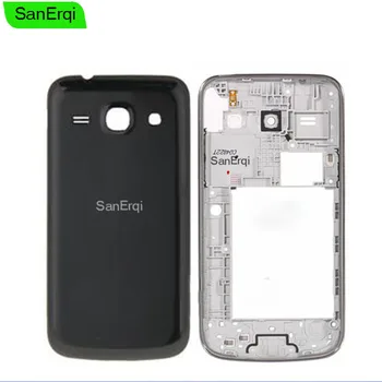 

SanErqi Full Housing For Samsung galaxy Core Plus SM-G350 G350 Middle Bezel frame back housing +Battery cover repair parts