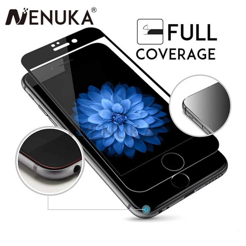 

Tempered Glass For iPhone 5 SE 5C 5S 6 6S Plus 6Plus 6SPlus 7 Plus 8 X XR XS MAX Screen Protector Film 9H 2 Colorful Full Cover