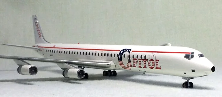 

Out of print 1: 200 CAPITOL DC-8-63cf alloy aircraft model N919CL Limited Collector Model