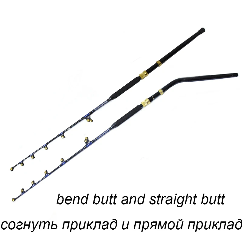 Topline снасти 80 фунтов удилище для ловли на блесну и 30 Вт катушка лодочный держатель морской лодки изогнутый и vara de pesca прямой ALU butt