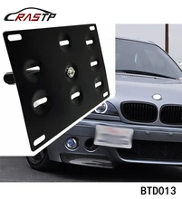 RASTP - Free Shipping Auto Black Front Bumper Tow Hook License Plate Mounting Bracket Holder RS-BTD013 RASTP - Free Shipping Auto Black Front Bumper Tow Hook License Plate Mounting Bracket Holder RS-BTD013
