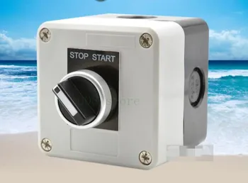 

Gear self-locking knob control box LA38-22X industrial control switch a control button switch