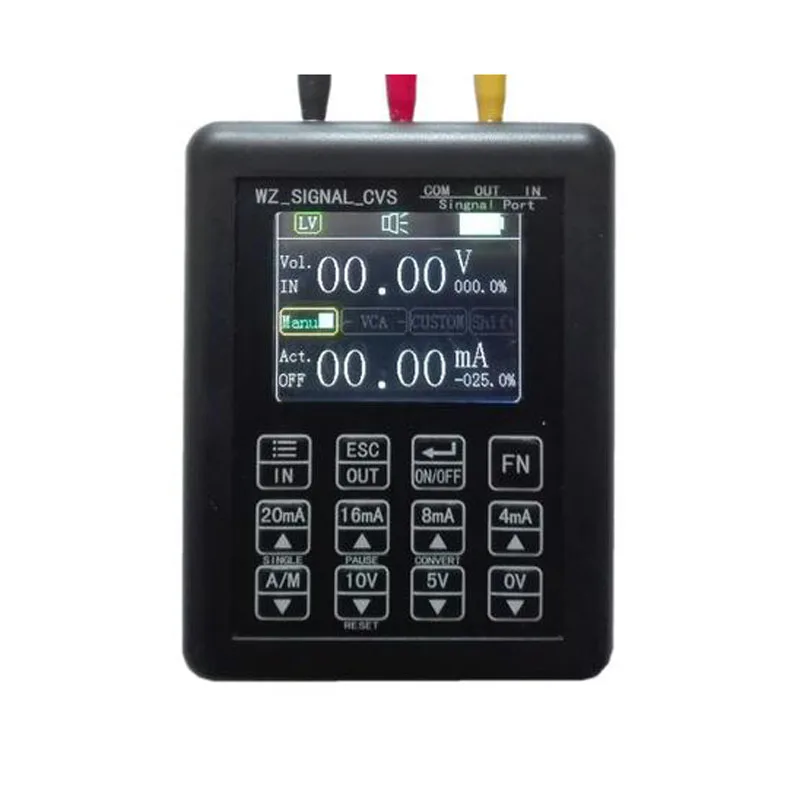 

English version Adjustable Current Voltage Analog Simulator 0-10V 4-20mA Signal Generator Sources transmitter calibrator