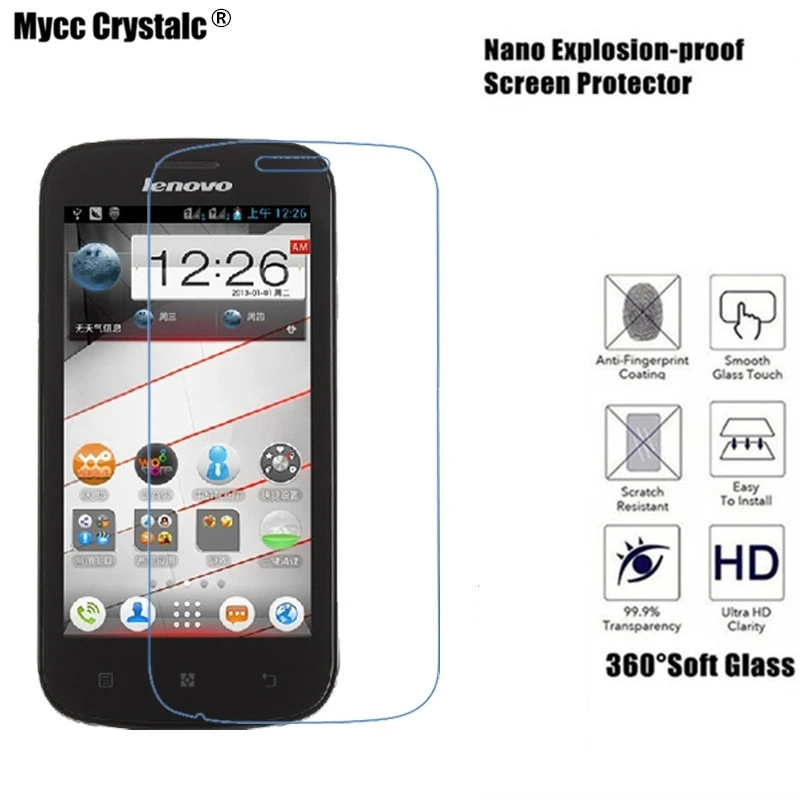 

Mycc crystalc Screen Protector Soft Glass Film Protective For Lenovo A760 Nano Explosion-proof Film