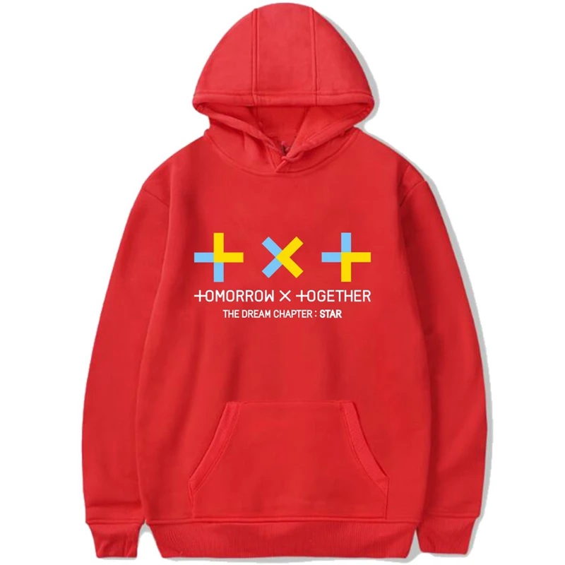 kpop Txt concert The Dream Chapter Star Album men Hooded Sweatshirt Harajuku TOMORROW X TOGETHER Hoodies pullover (5)