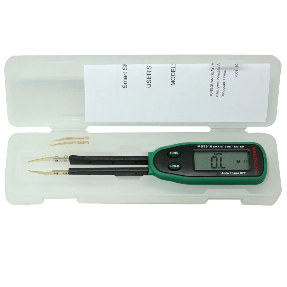 

MASTECH MS8910 SMD resistance capacitance RC tester multimeter auto scan 2 pins vs