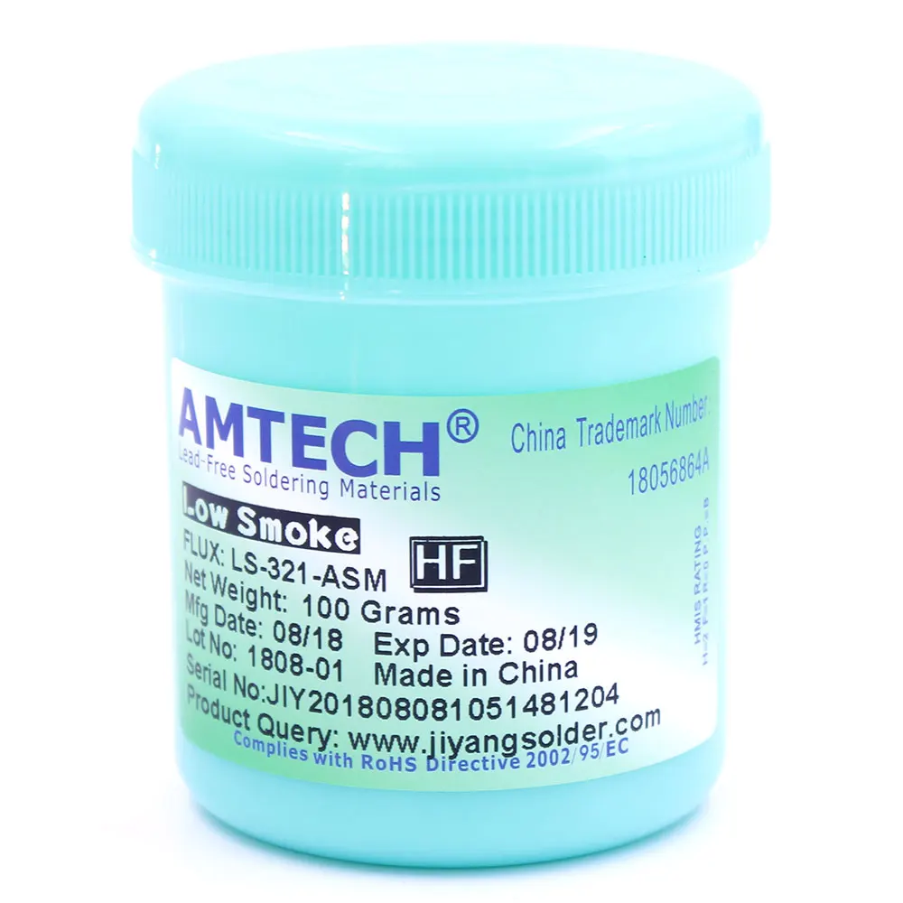 Паяльная паста AMTECH LS 321 ASM 100 г с низким потоком дыма для SMT BGA реболлинга сварочные