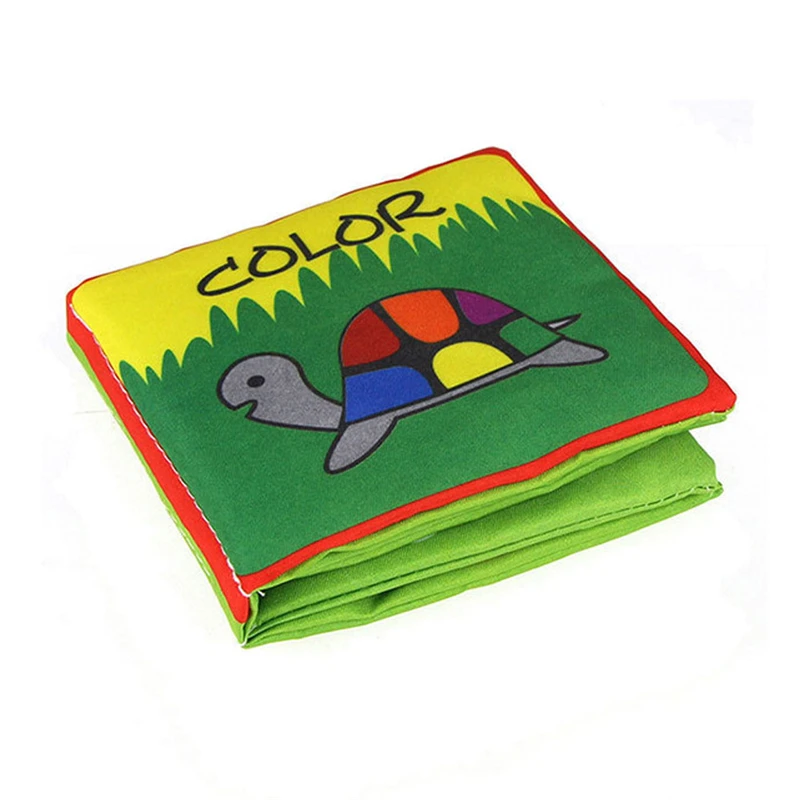 

2018 Good Quality New Soft Cloth Baby Intelligence Development Learn Picture Cognize Book Educational Development Toys Drop Ship